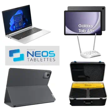 Avantages Classe Mobile : Valise, 1 PC Portable et 16 Samsung 11
