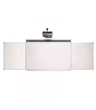Vanerum Triptyque BASIC+ pour VPI tactile - H130xL200 cm émail e3 blanc feutre - Tableau Blanc Inte offre