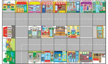 Livraison gratuite TTS BeeBot / Bluebot Tapis Ville Française