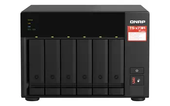 QNAP TS-673A NAS Tower Ryzen Embedded V1500B 8 Go DDR4 0 To QNAP Turbo System Noir achat responsable