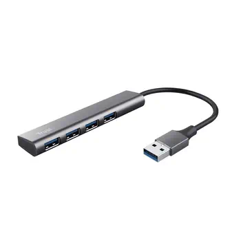 Achat responsable Trust Halyx USB 3.2 Gen 1 (3.1 Gen 1) Type-A 5 Mbit/s Noir, Gris