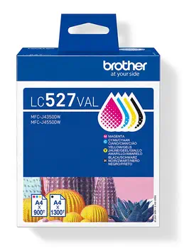 LC527VAL Cartouche d'encre Brother d'origine, pack économique avantages