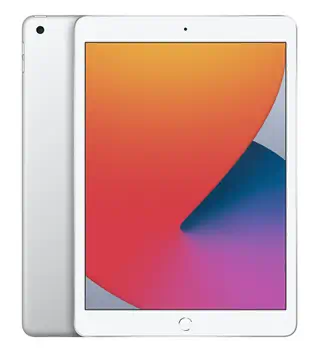Offre iPad 8 10.2" 32Go - Argent WiFi + Coque - Grade Reconditionné en France Bon état