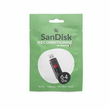 Clé USB 2.0 SanDisk 64 Go - Grade Reconditionné en France Très bon état comparaison