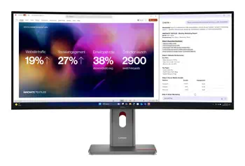 Lenovo ThinkVision P40WD-40 Moniteur livraison rapide
