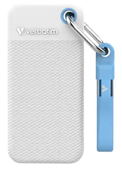 Verbatim Pocket SSD 1 To USB Type-C 3.2 Gen 2 (3.1 Gen 2) Bleu, Blanc offre