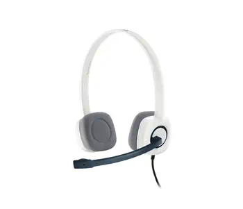 Garantie Logitech 981-000350 casque Avec fil Arceau Bureau/Centre d'appels Blanc