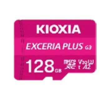 Offre Kioxia EXCERIA PLUS G3 128 Go MicroSDXC UHS-I Classe 10