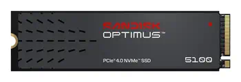 Offre SanDisk Optimus 5100 500 Go M.2 PCI Express 4.0 NVMe QLC 3D NAND