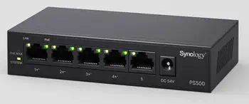 Synology PS500 commutateur réseau Non-géré L2 Gigabit Ethernet (10/100/1000) Connexion Ethernet, sup achat responsable