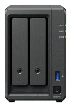 Synology DiskStation DS725NEO+ serveur de stockage NAS Compact Ryzen Embedded R1600 4 Go DDR4 0 To D garantie